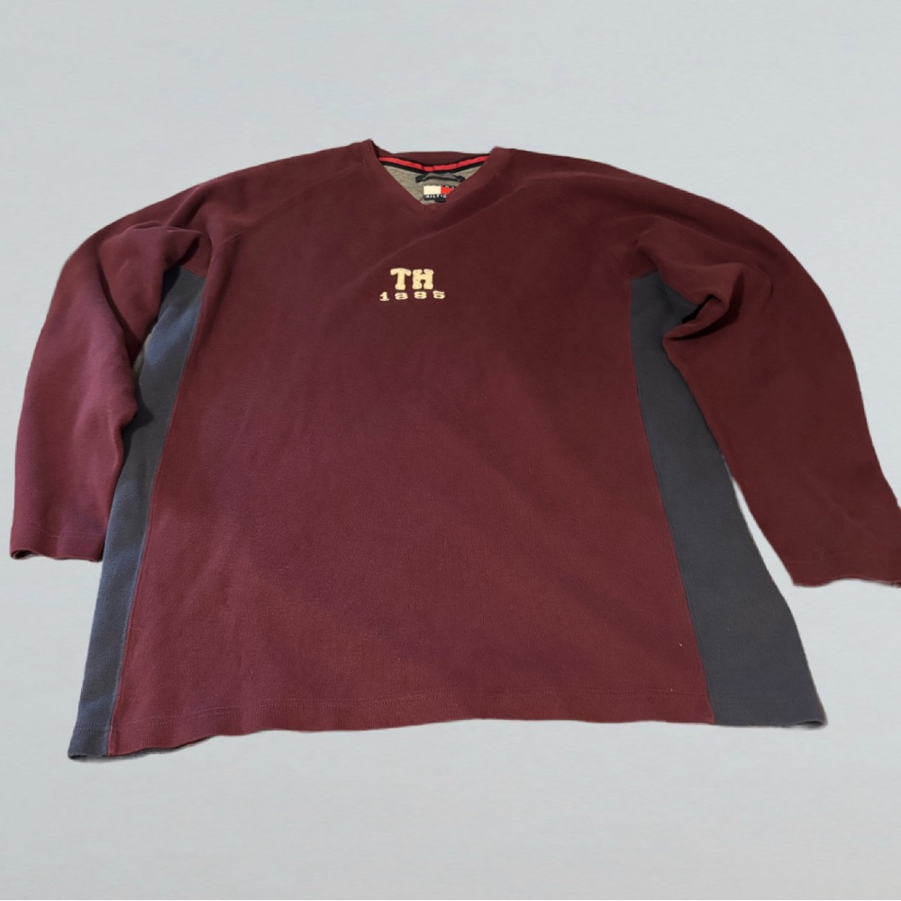 Vintage Burgundy Tommy Hilfiger Sweater
